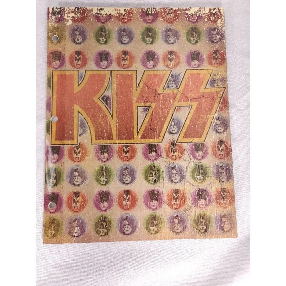 New KISS School Portfolio-‎ Kiss 2 pocket Folder NOS